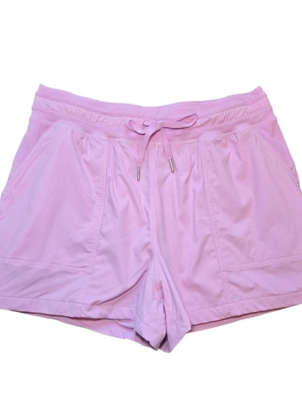 Women’s lululemon dance studio pink shorts with drawstring size 4